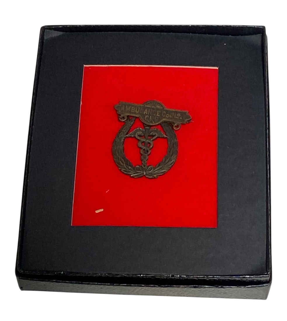 WWI Ambulance Co. No. 1 C.N.G. Air Force Medical Badge - RARE (1 of 3)