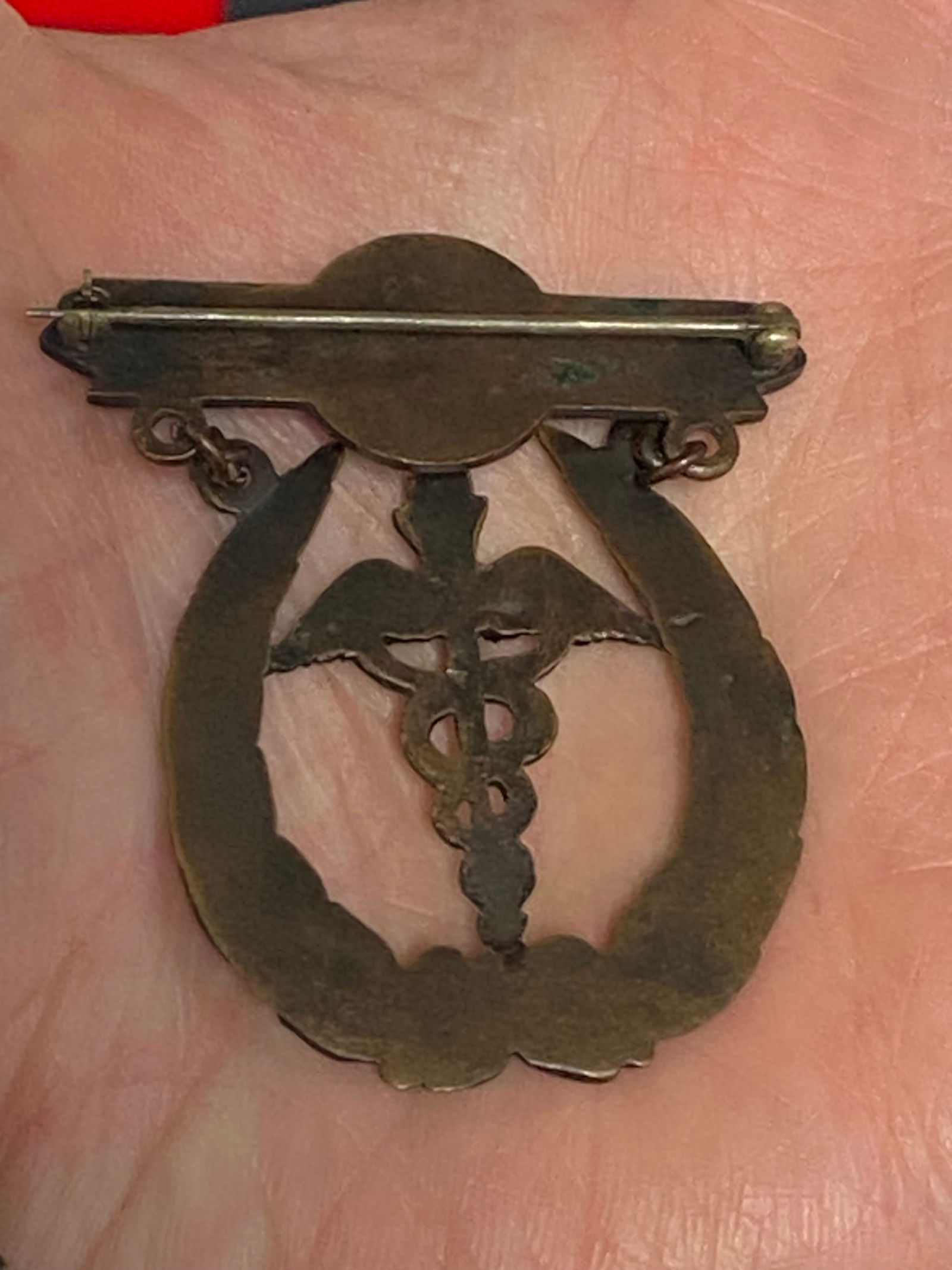 WWI Ambulance Co. No. 1 C.N.G. Air Force Medical Badge - RARE - 3