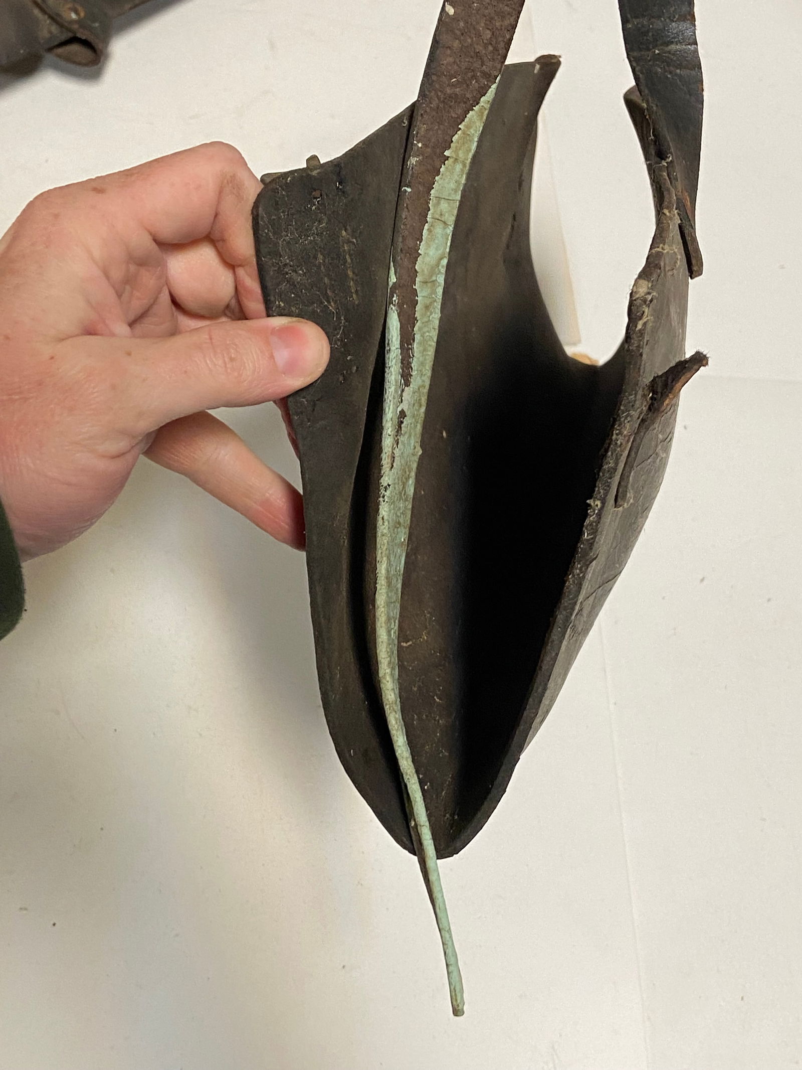 Early Pre-WWI Leather Cavalry Leggings/Gaiters - 6