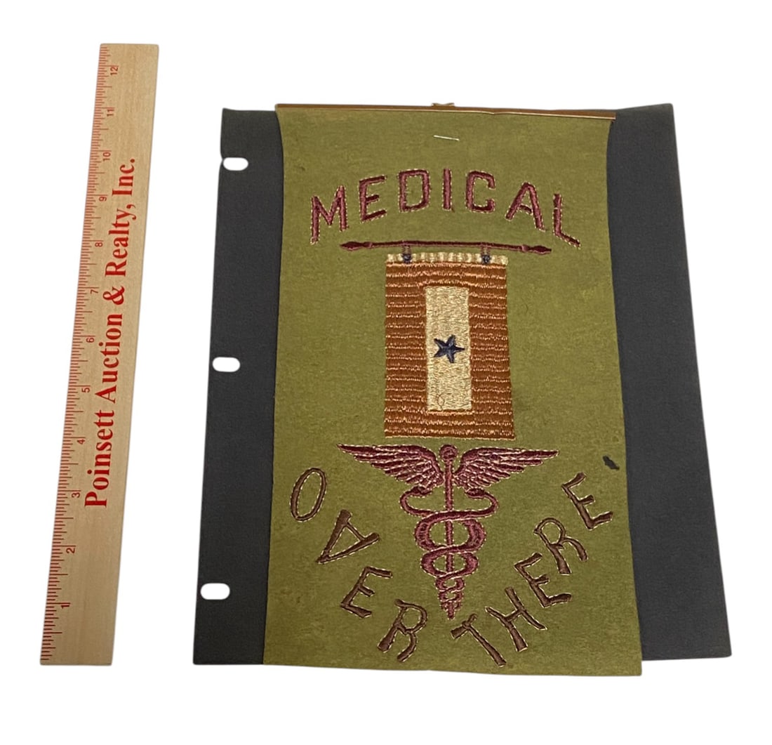 WWI “Over There” Son and Service Medical Corps Banner  - 3