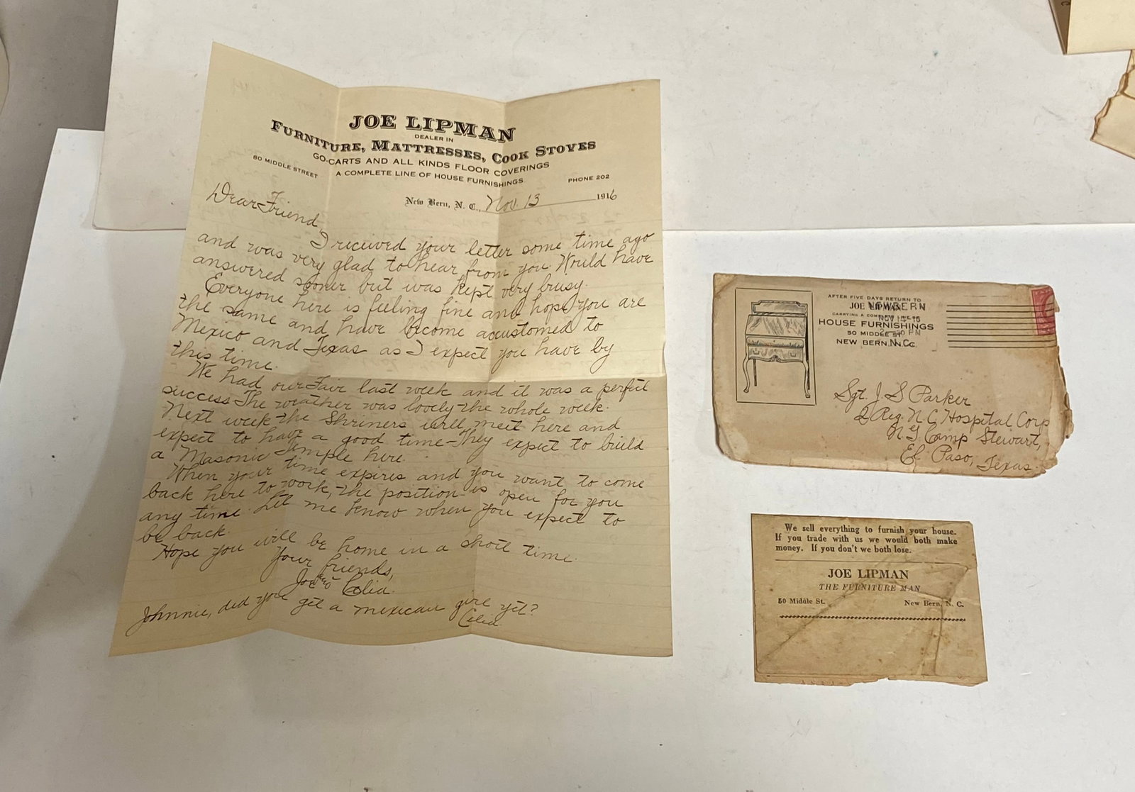 Box of Early WWI Soldier Personal Letters  - 14