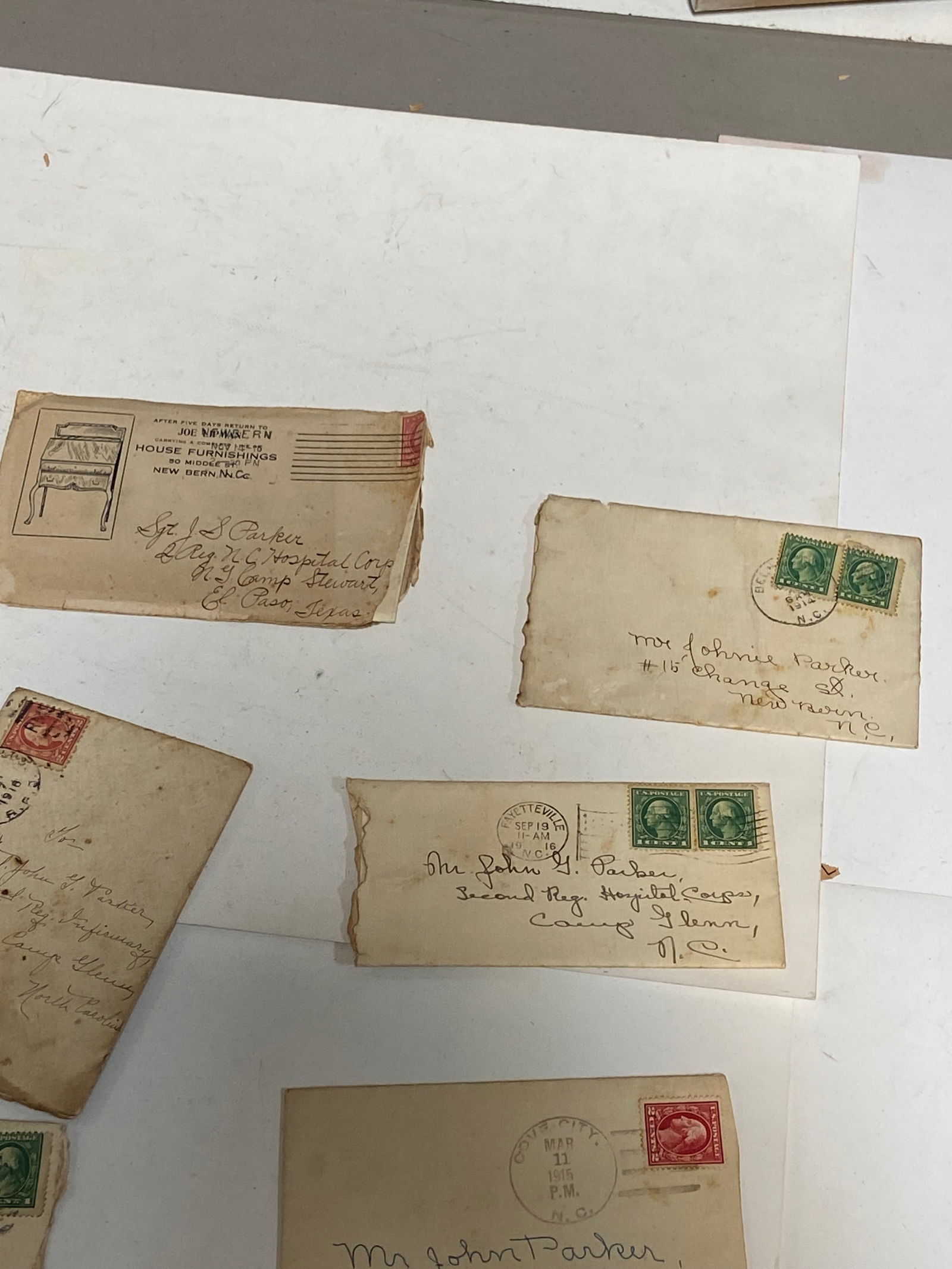 Box of Early WWI Soldier Personal Letters  - 6