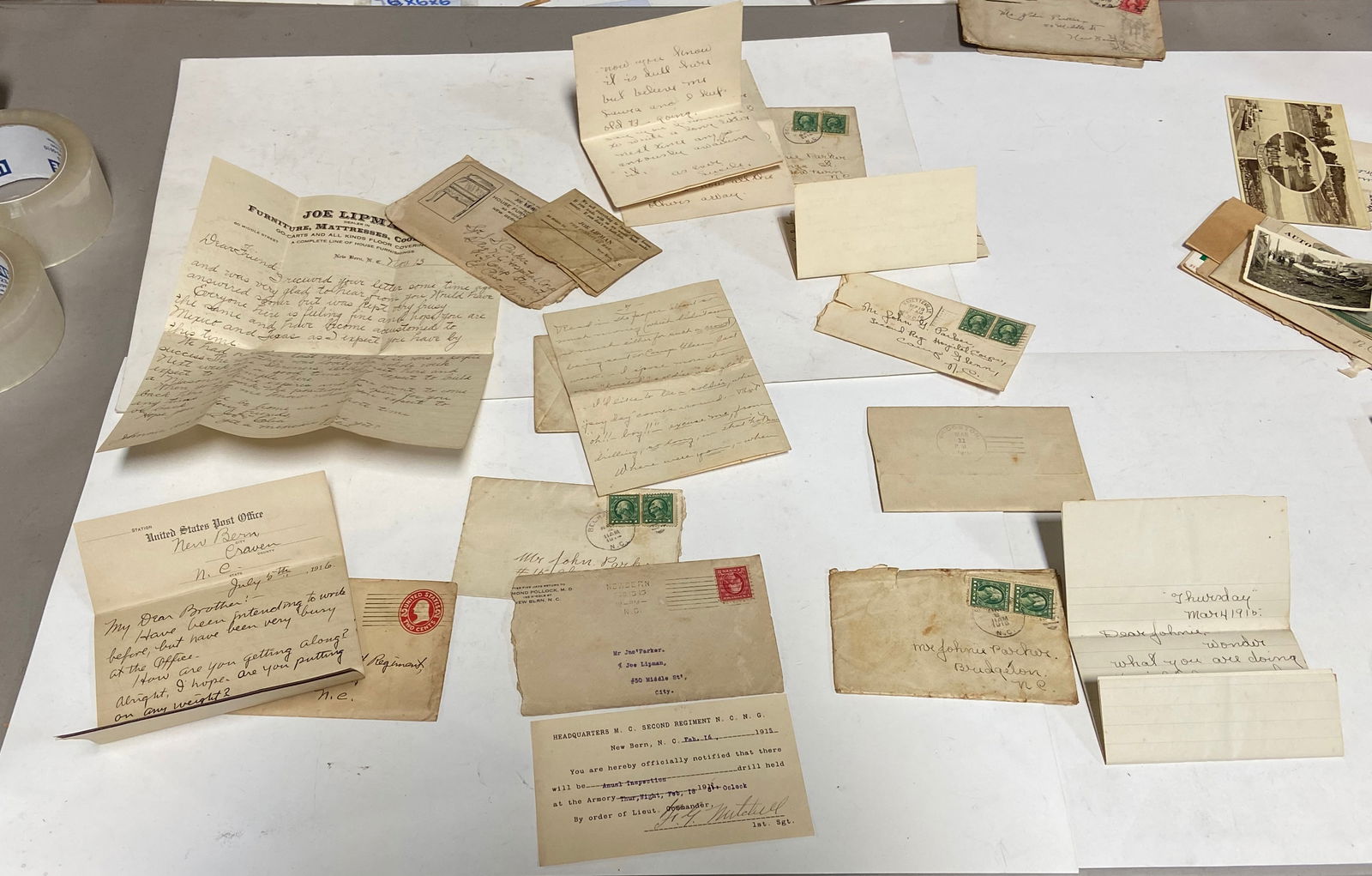 Box of Early WWI Soldier Personal Letters  - 8