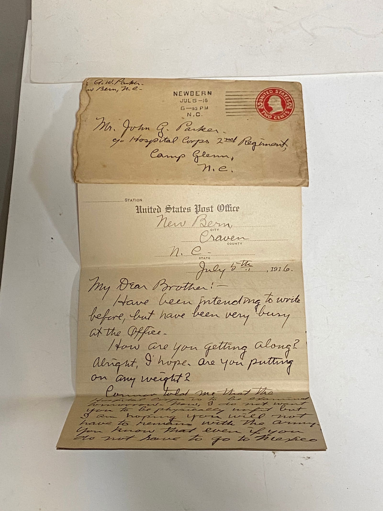 Box of Early WWI Soldier Personal Letters  - 9