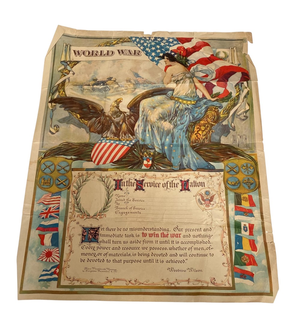 WWI Military Document and Poster  - 3