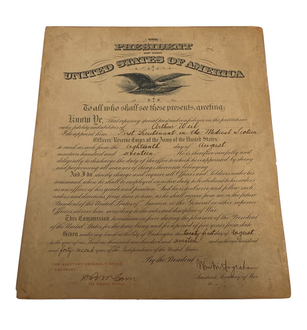 WWI Military Document and Poster  - 4