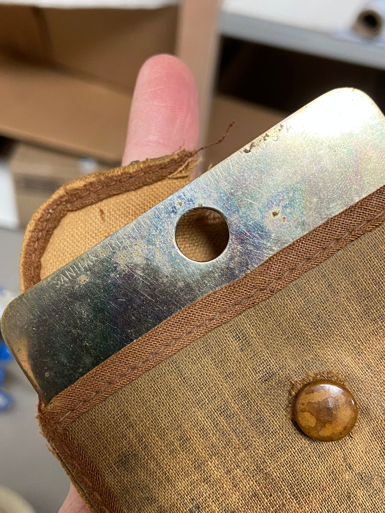 WWI Lot of Shaving Kit, Mirrors, American Red Cross Sewing Kit - 8