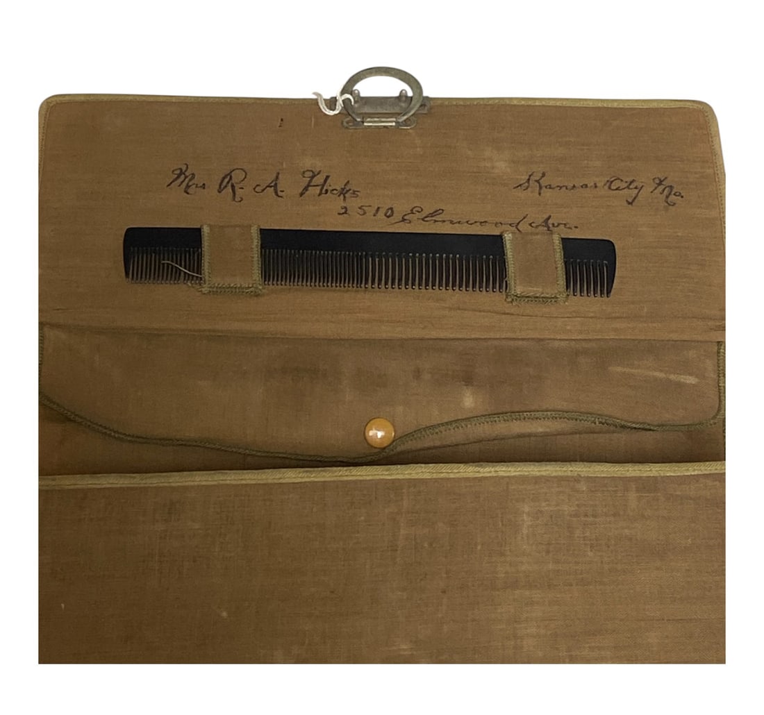 Extremely Interesting WWI Era US-Named Housewife Kit  - 2