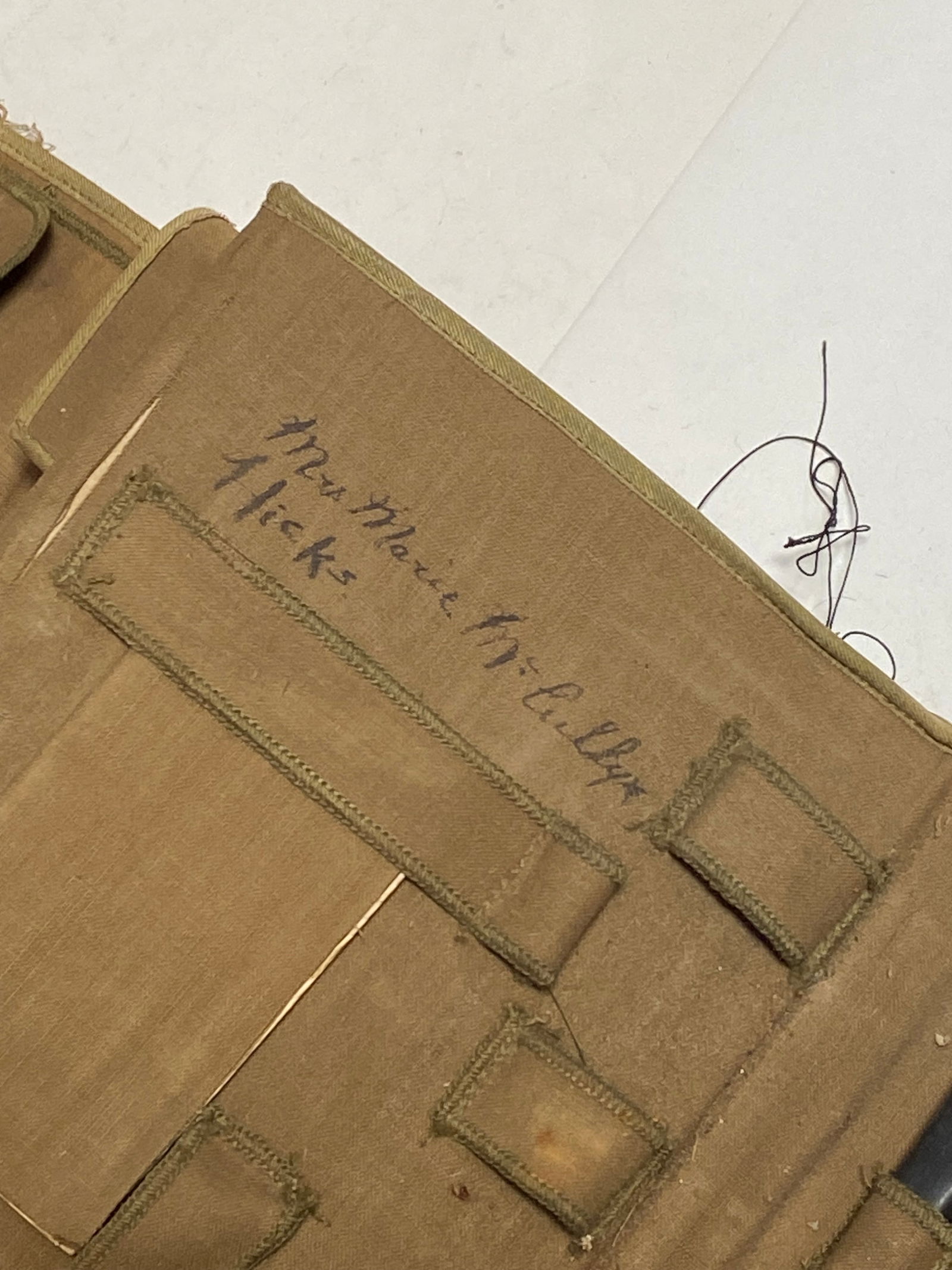 Extremely Interesting WWI Era US-Named Housewife Kit  - 4