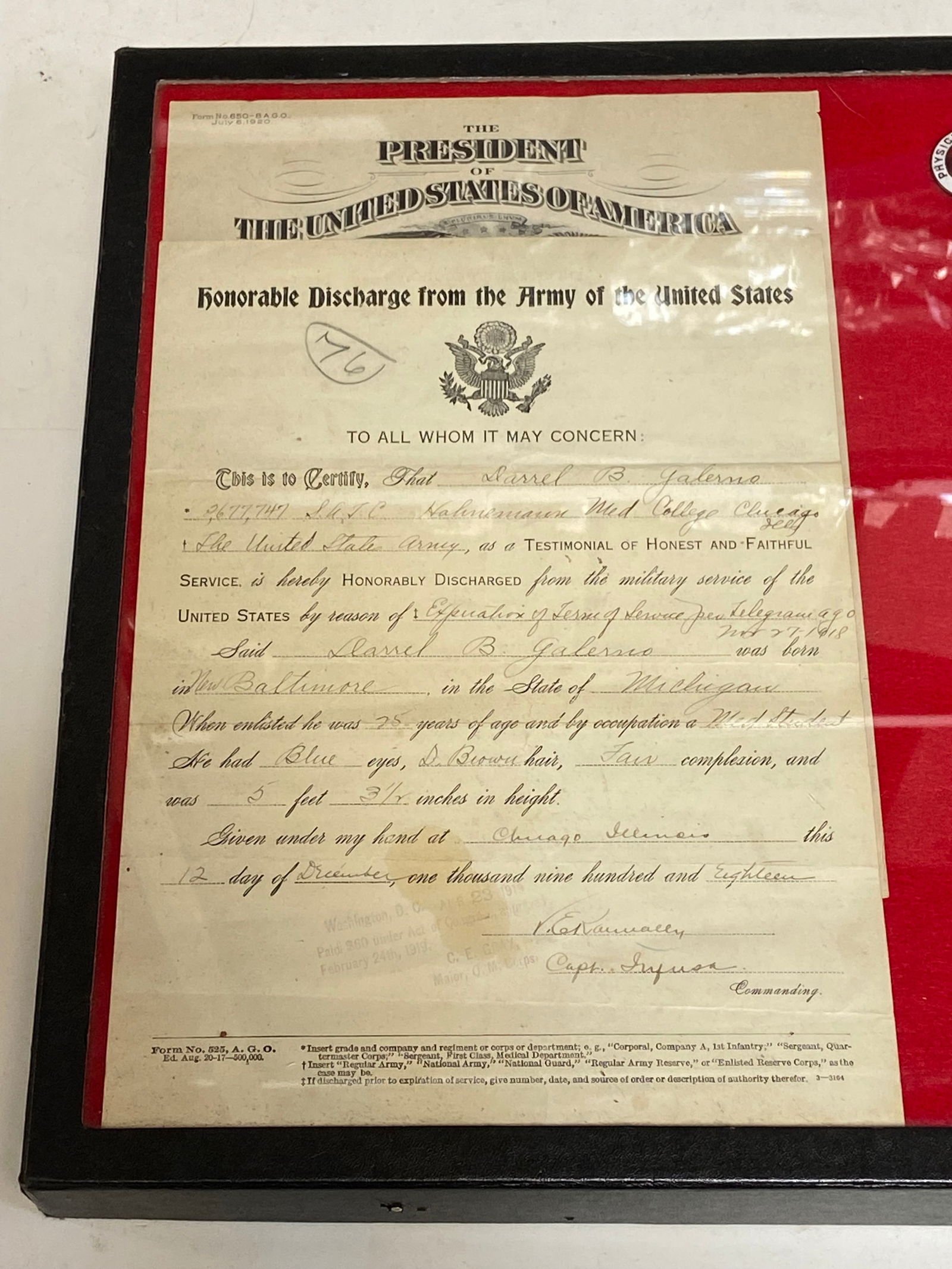 Named WWI Medical Grouping  - 3