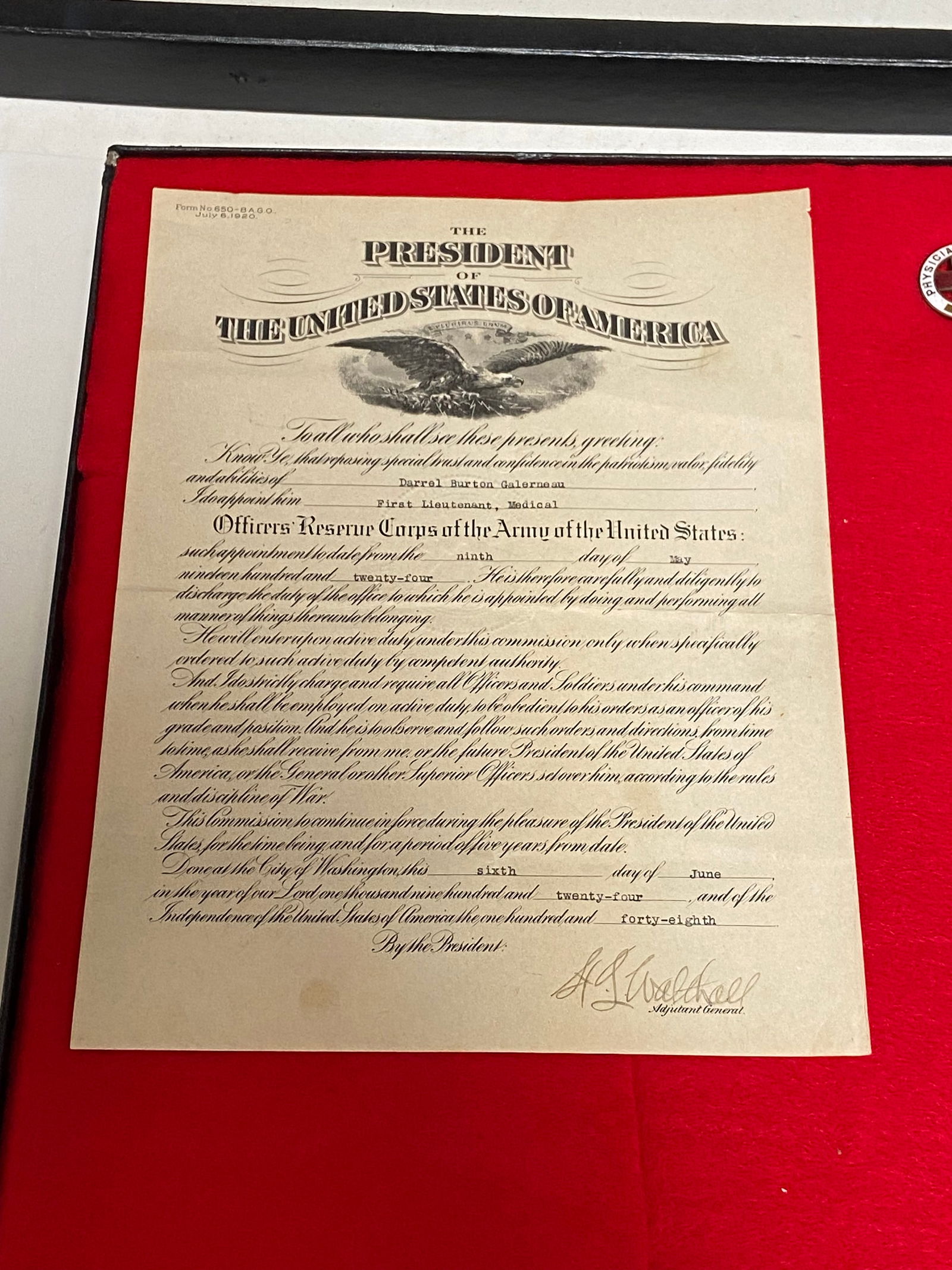 Named WWI Medical Grouping  - 4