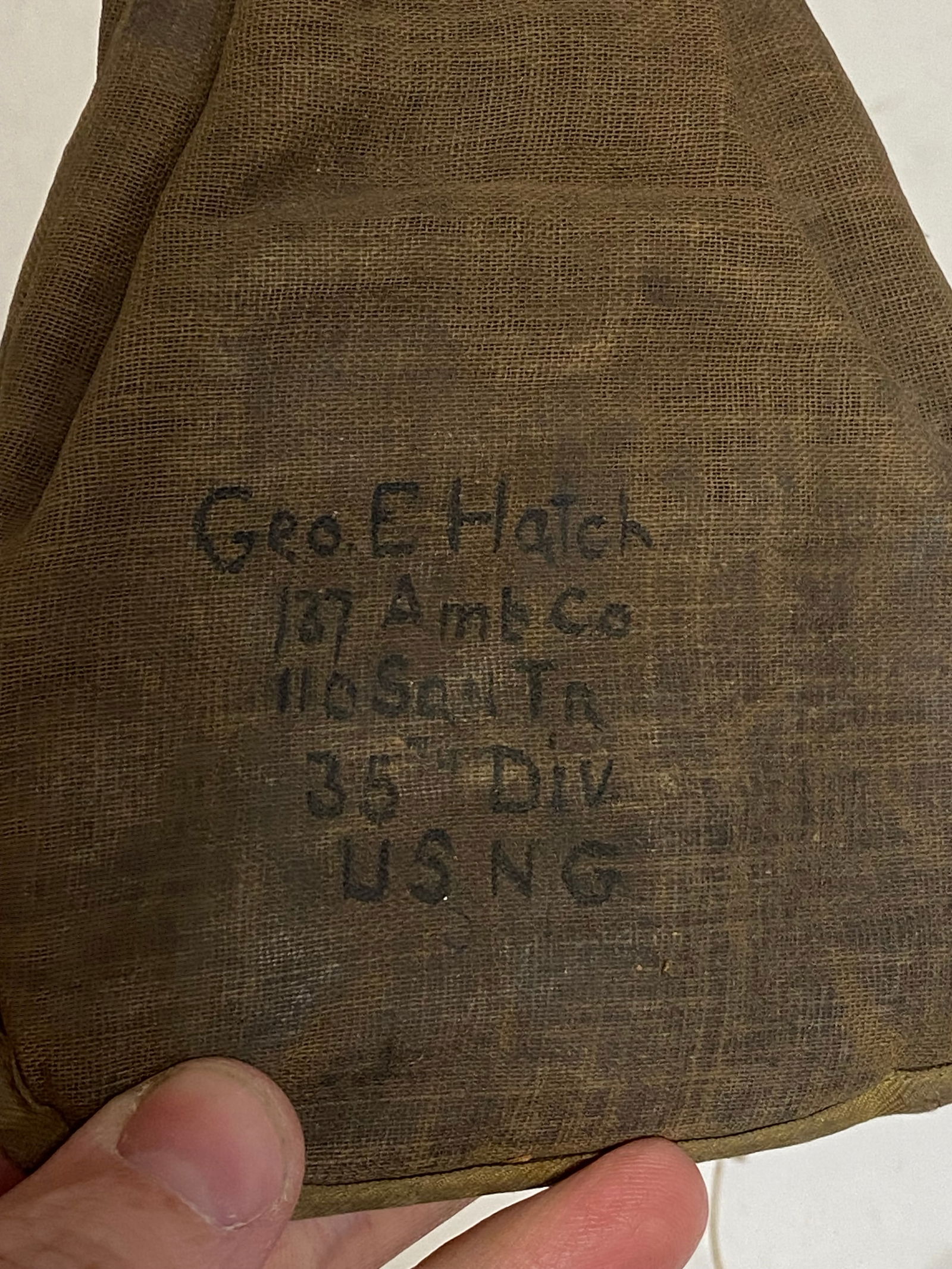 Named and Unit ID’d Tobacco Pouch  - 2