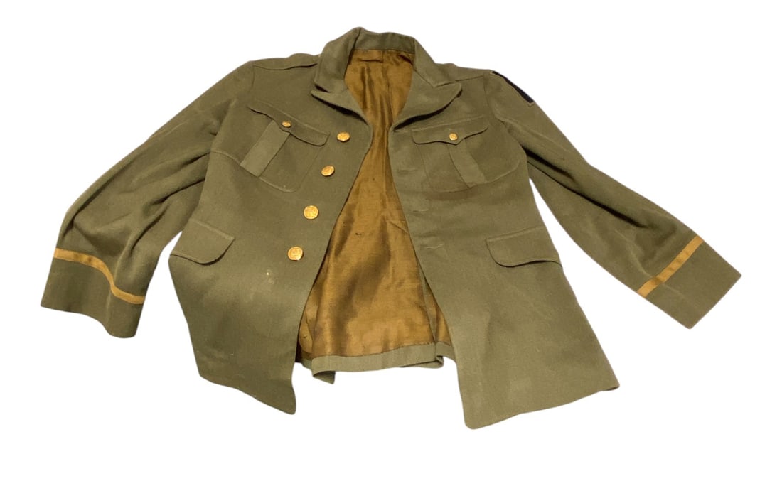 WWI 1st Army Medical Officers Uniform and Pants Dated 1919 With Medal and Insignia - 3