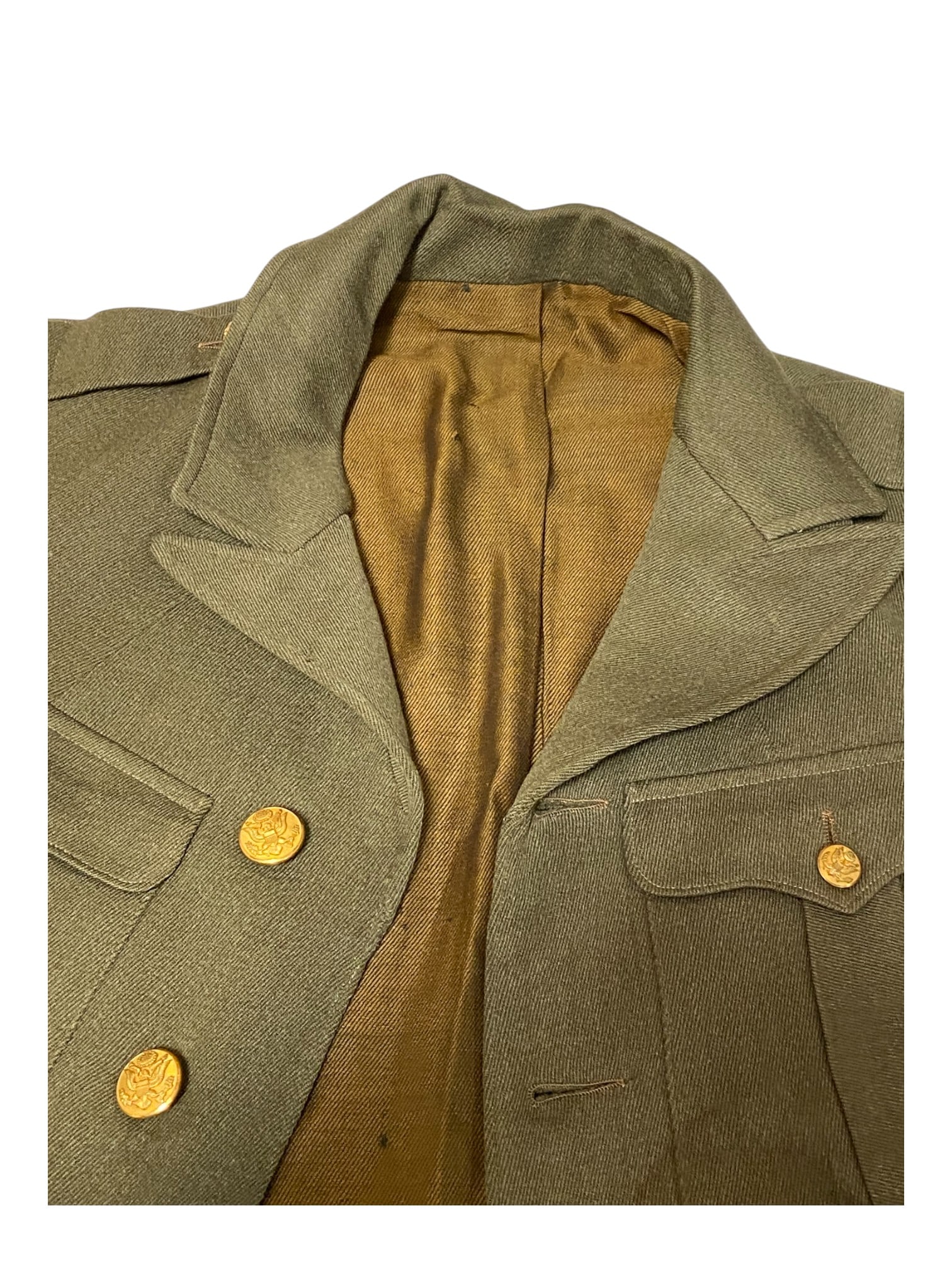 WWI 1st Army Medical Officers Uniform and Pants Dated 1919 With Medal and Insignia - 5