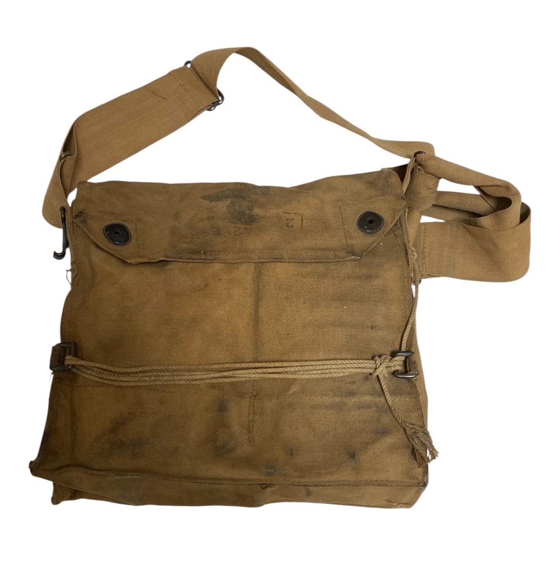 WWI Gas Mask & Mess Kit Grouping Named to John S. Hunter - 2