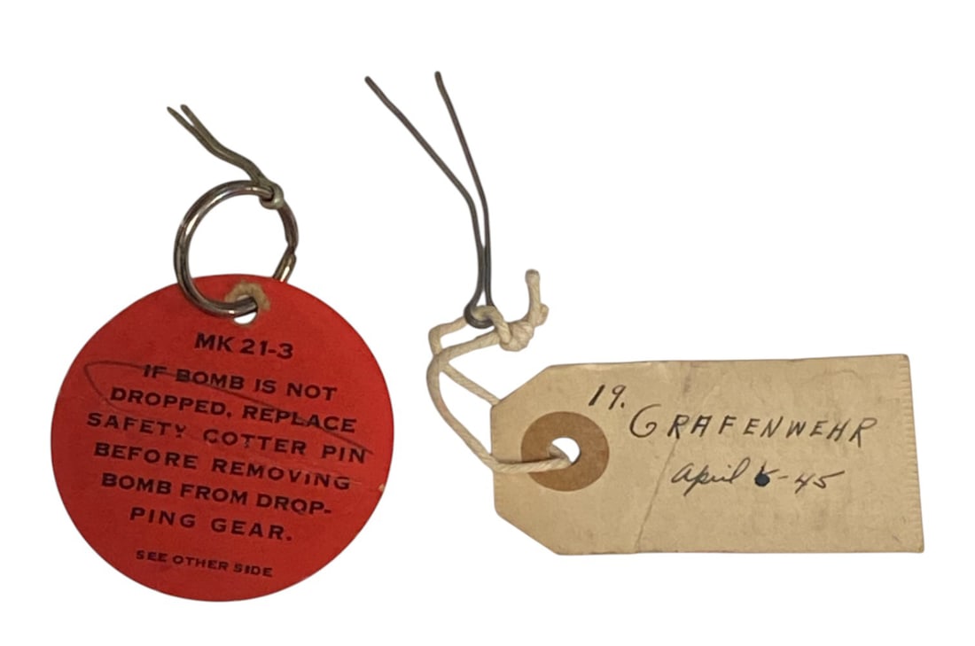 Mission Marked WWII Bomb Pin  - 2