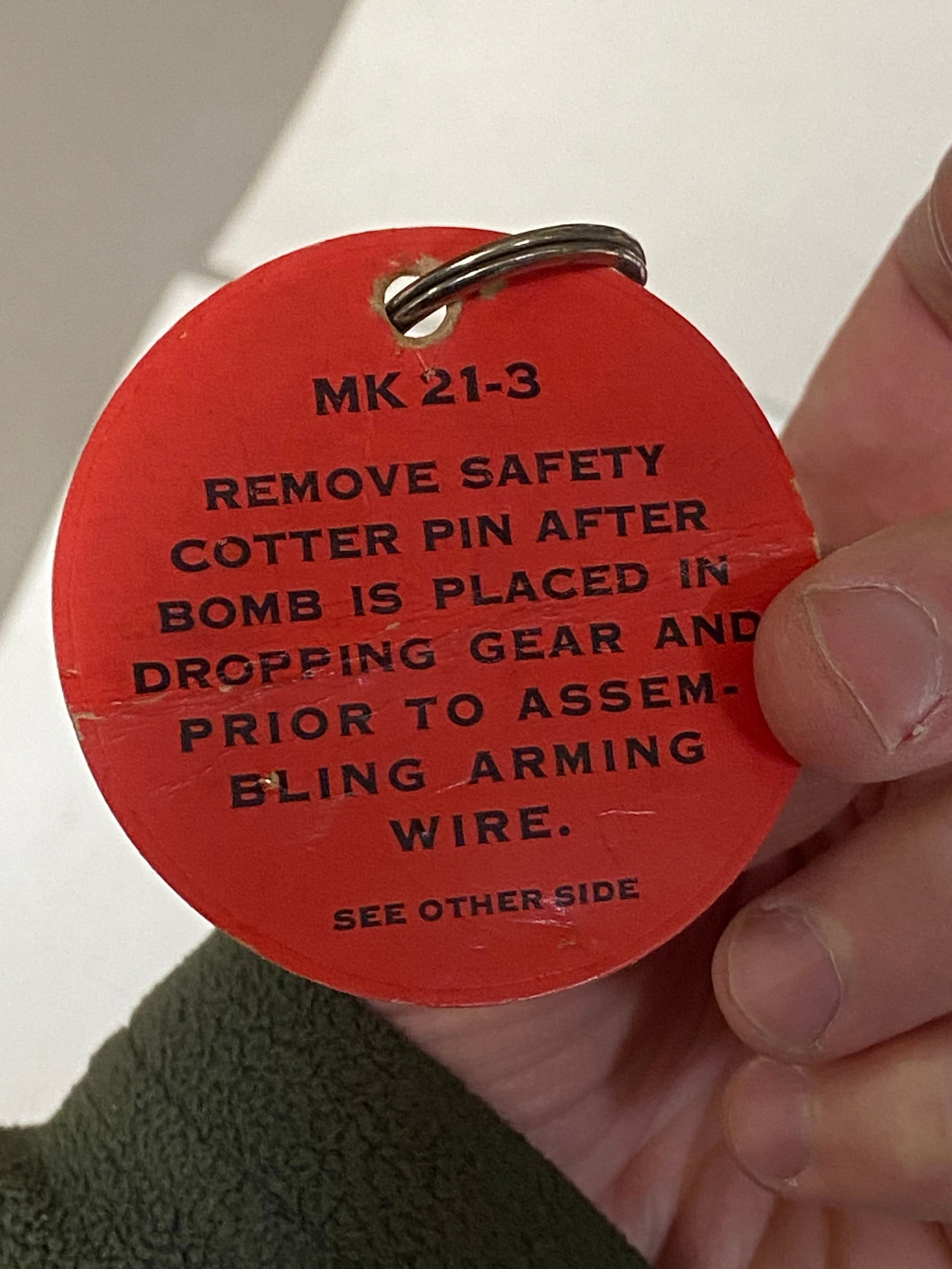 Mission Marked WWII Bomb Pin  - 4