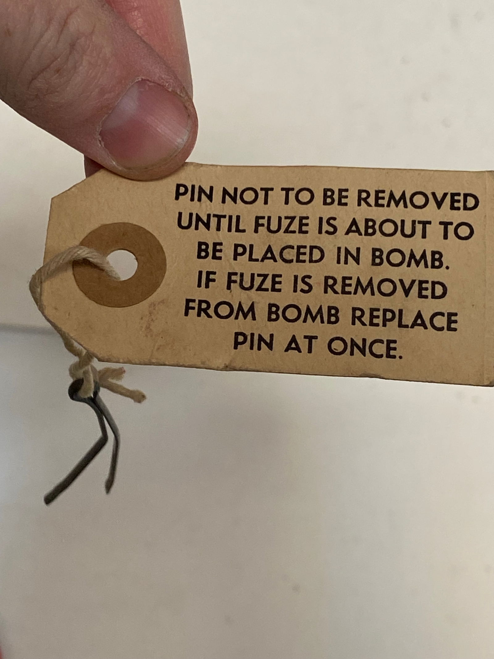 Mission Marked WWII Bomb Pin  - 5