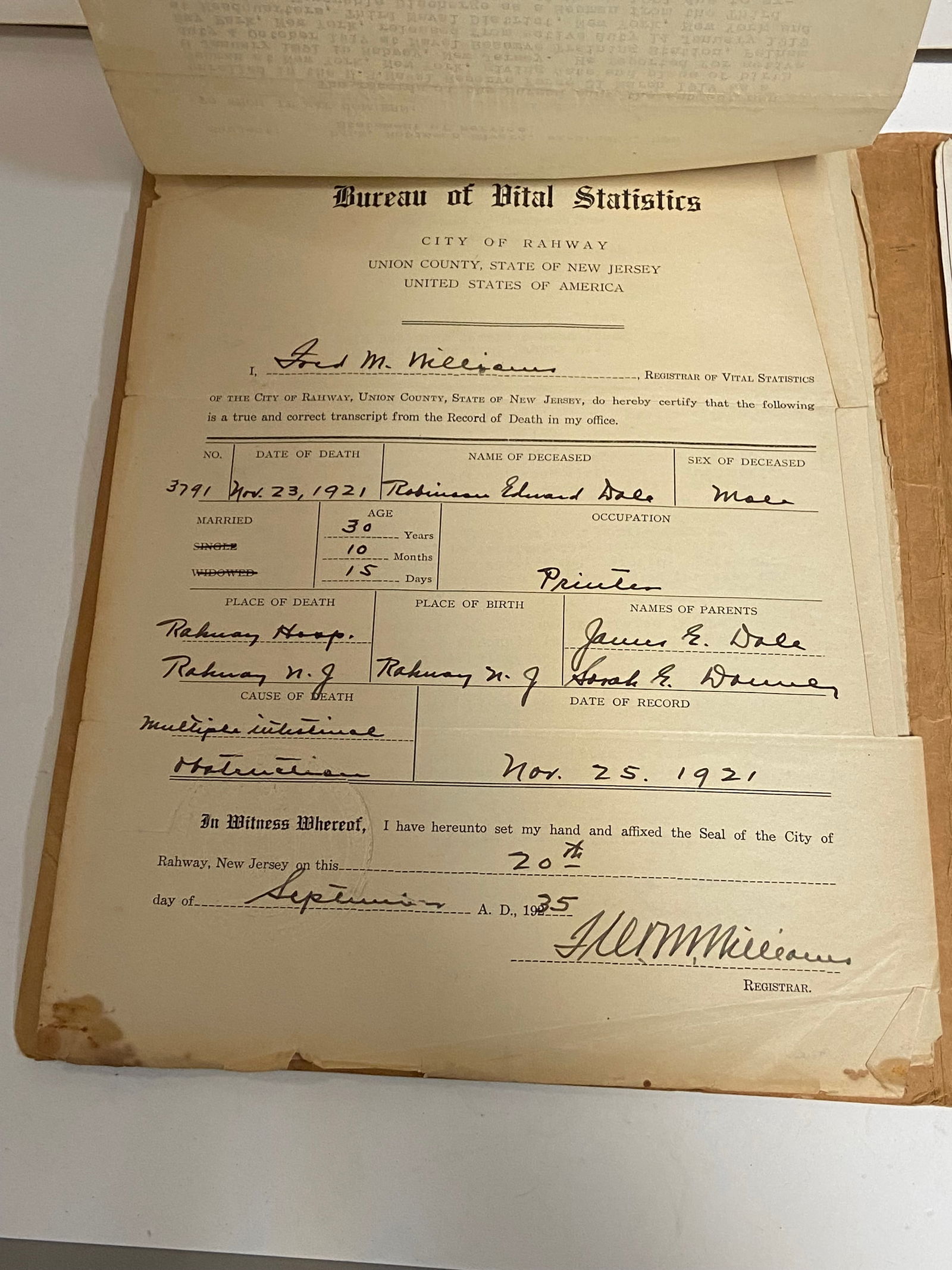 WWI Documents  - 5