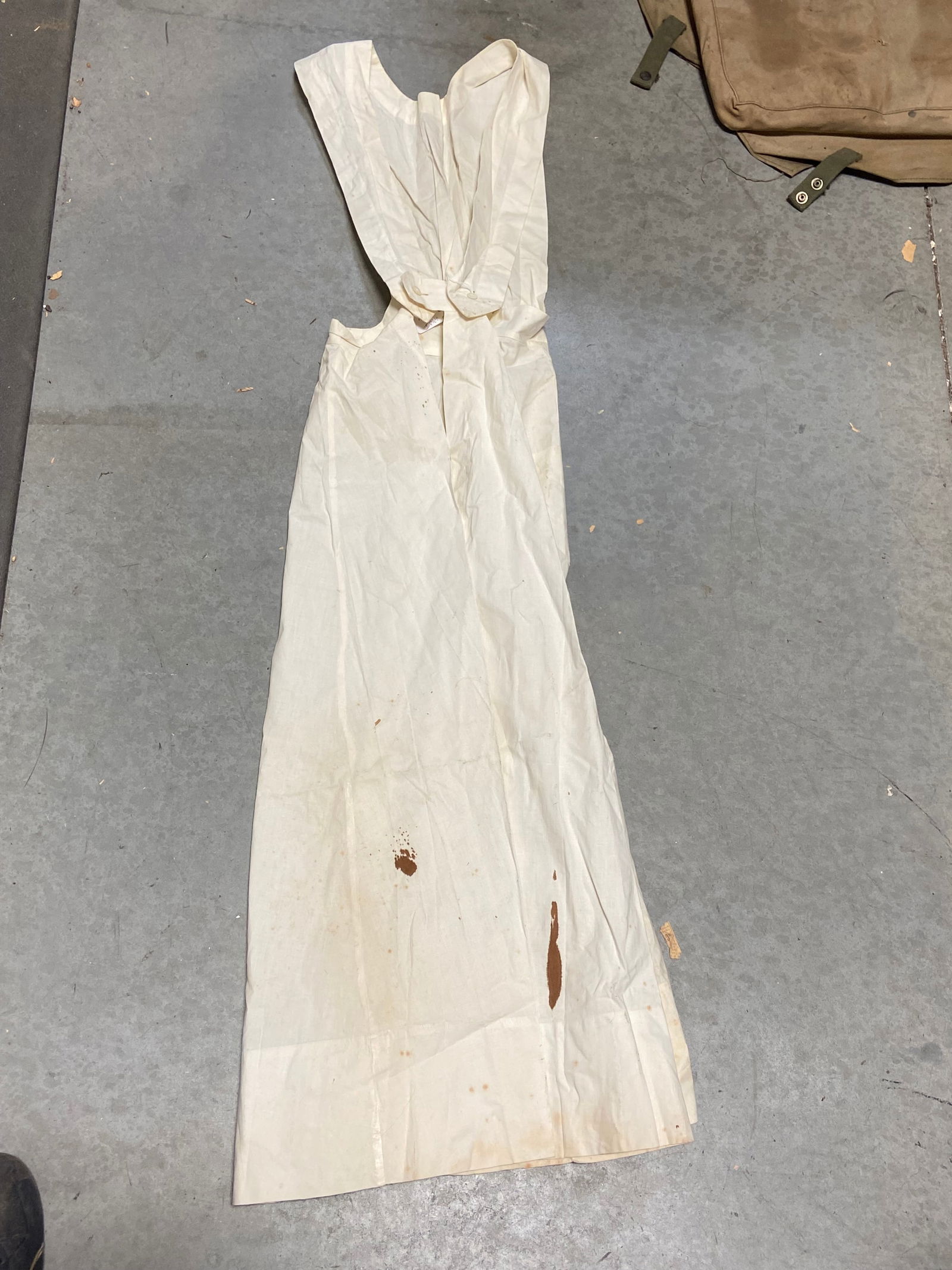 (2) Rare WWI Red Cross Nurse Dresses  - 5