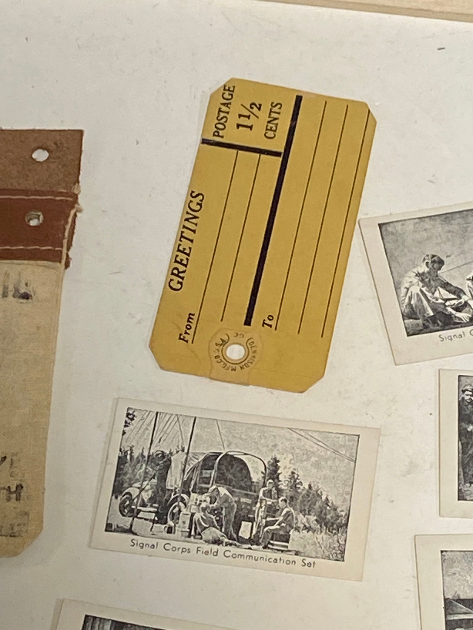 RARE US WWII Fort Monmouth NJ Mail Bag - 6