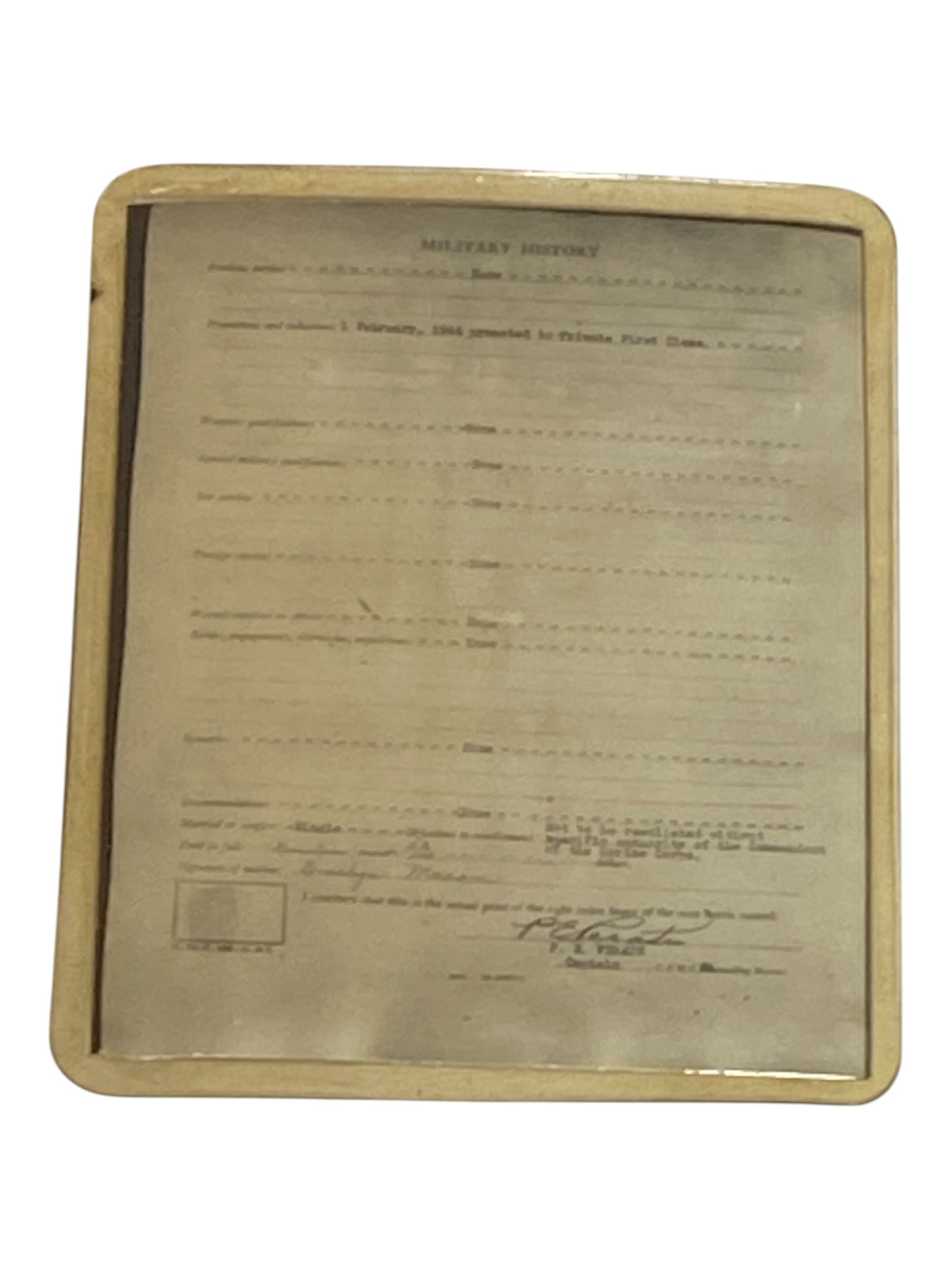 RARE Female WWII USMC "UNDERAGED" Pocket Discharge Paper to Evelyn Mason - 2