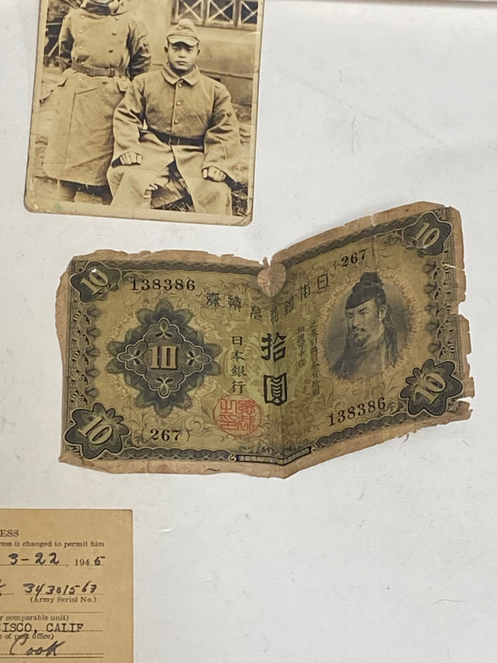 USMC WWII Bringback of Japanese Paper Items to Veteran Martin V.B. Cook - 7