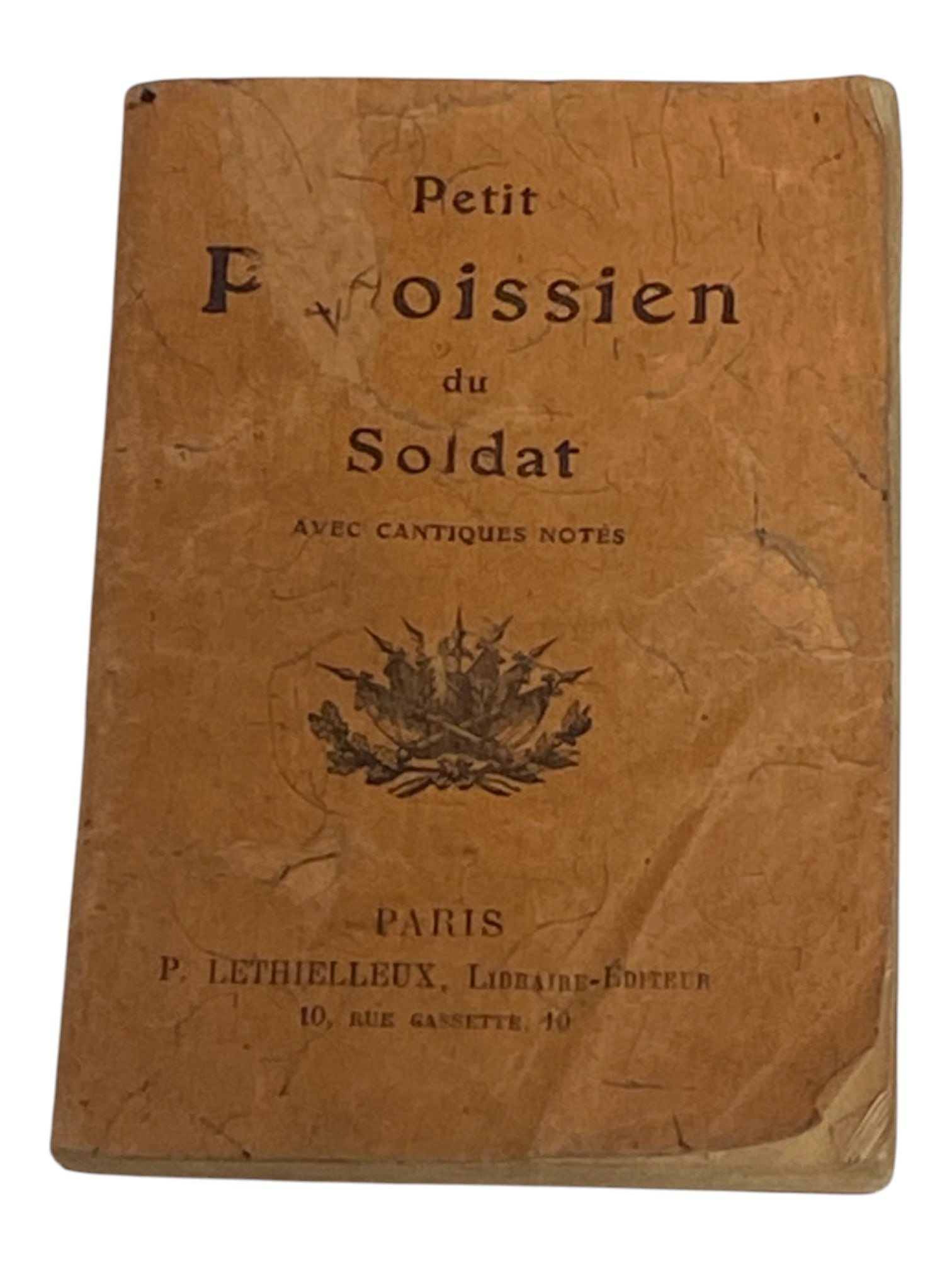 WWI French Petit Paroissien du Soldat Catholic Devotion ID'd to Vincent Victor (1 of 3)