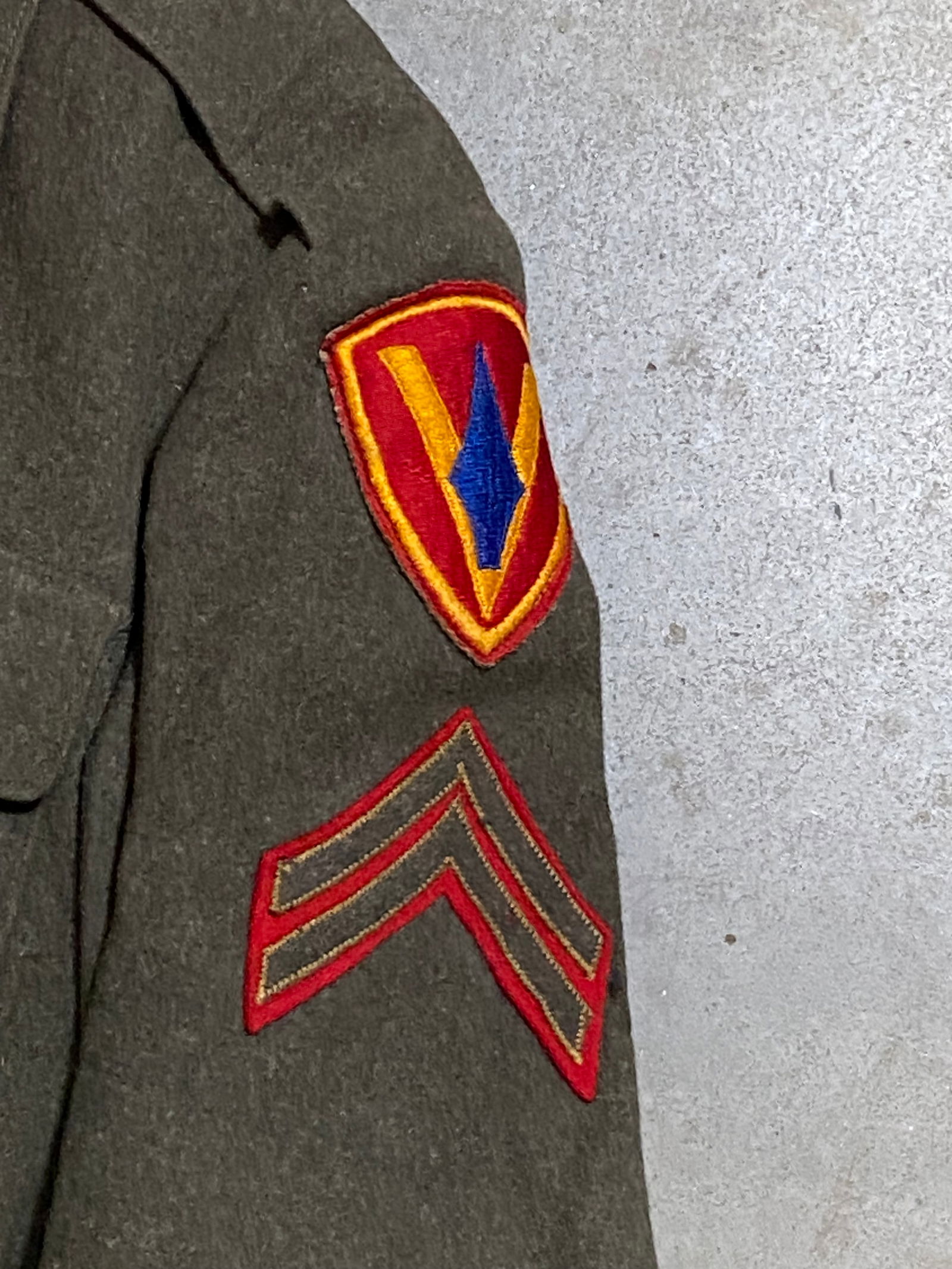 US WWII USMC Uniform Grouping Belonging to R. Pullinger - 7