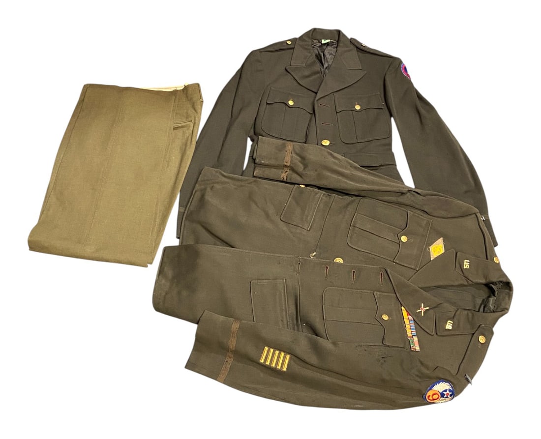 Miscellaneous WWII US Officer's Uniforms (1 of 20)
