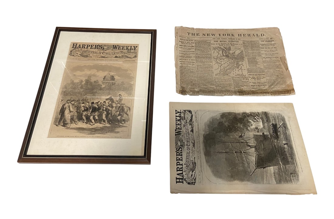 (3) Civil War Newspapers (1 of 8)