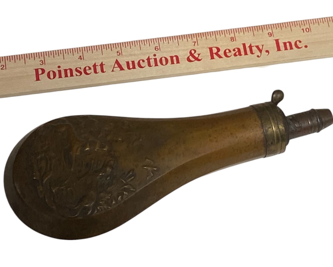 Civil War James Dixon & Sons Powder Flask - 3