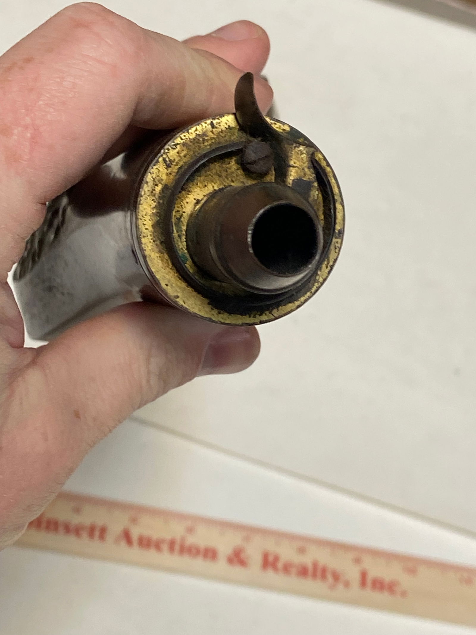 Civil War James Dixon & Sons Powder Flask - 5