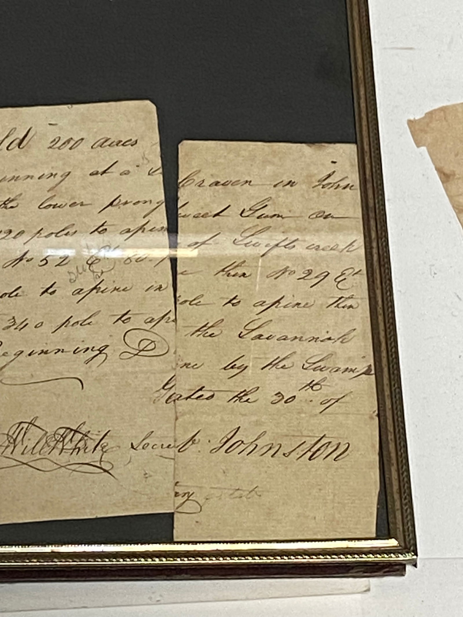 Approximately 20+ Civil War Letters Some Framed - 11