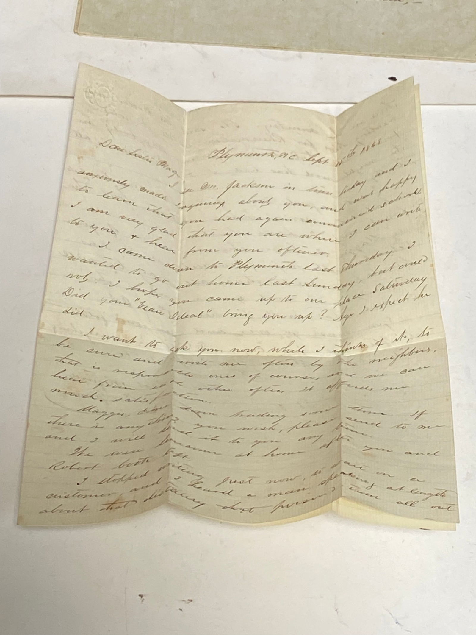 Approximately 20+ Civil War Letters Some Framed - 12