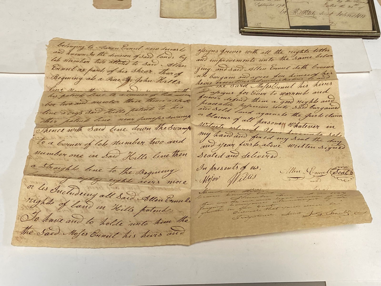 Approximately 20+ Civil War Letters Some Framed - 18