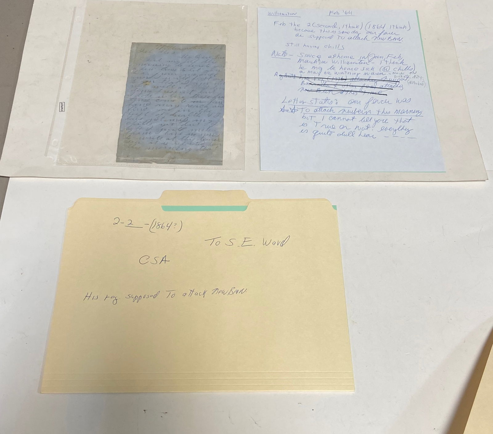 Approximately 30+ Civil War Letters Belonging to the Keel Family - 11