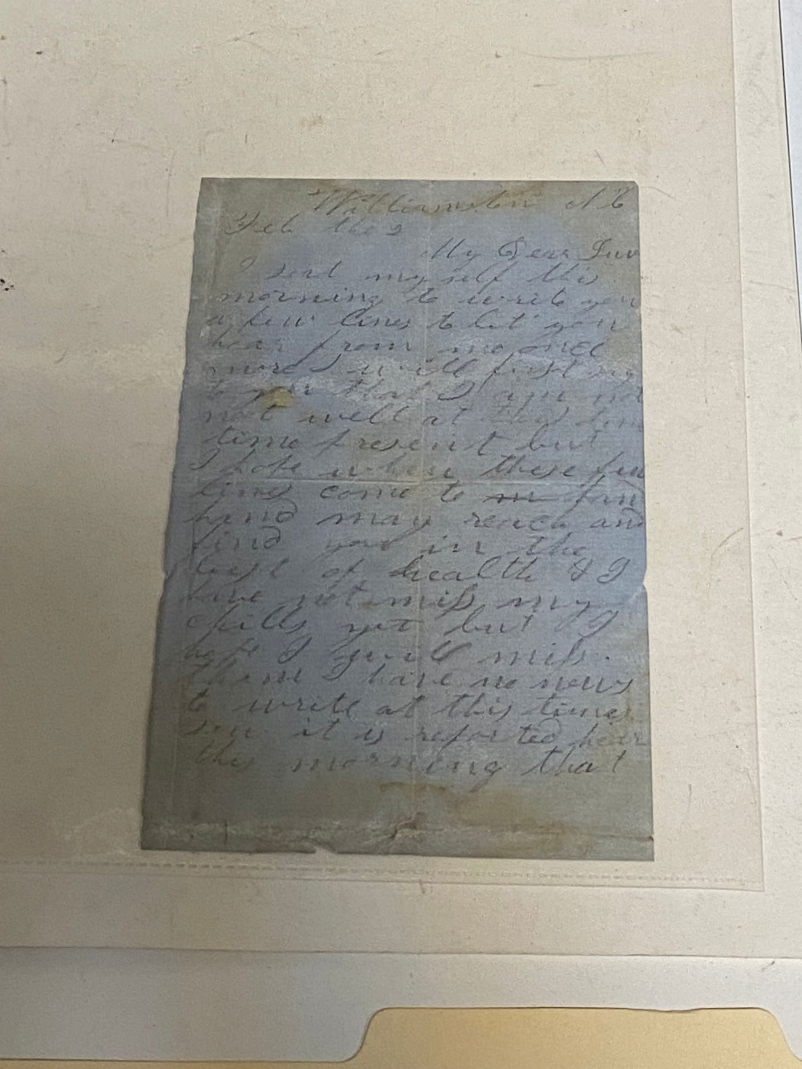 Approximately 30+ Civil War Letters Belonging to the Keel Family - 12