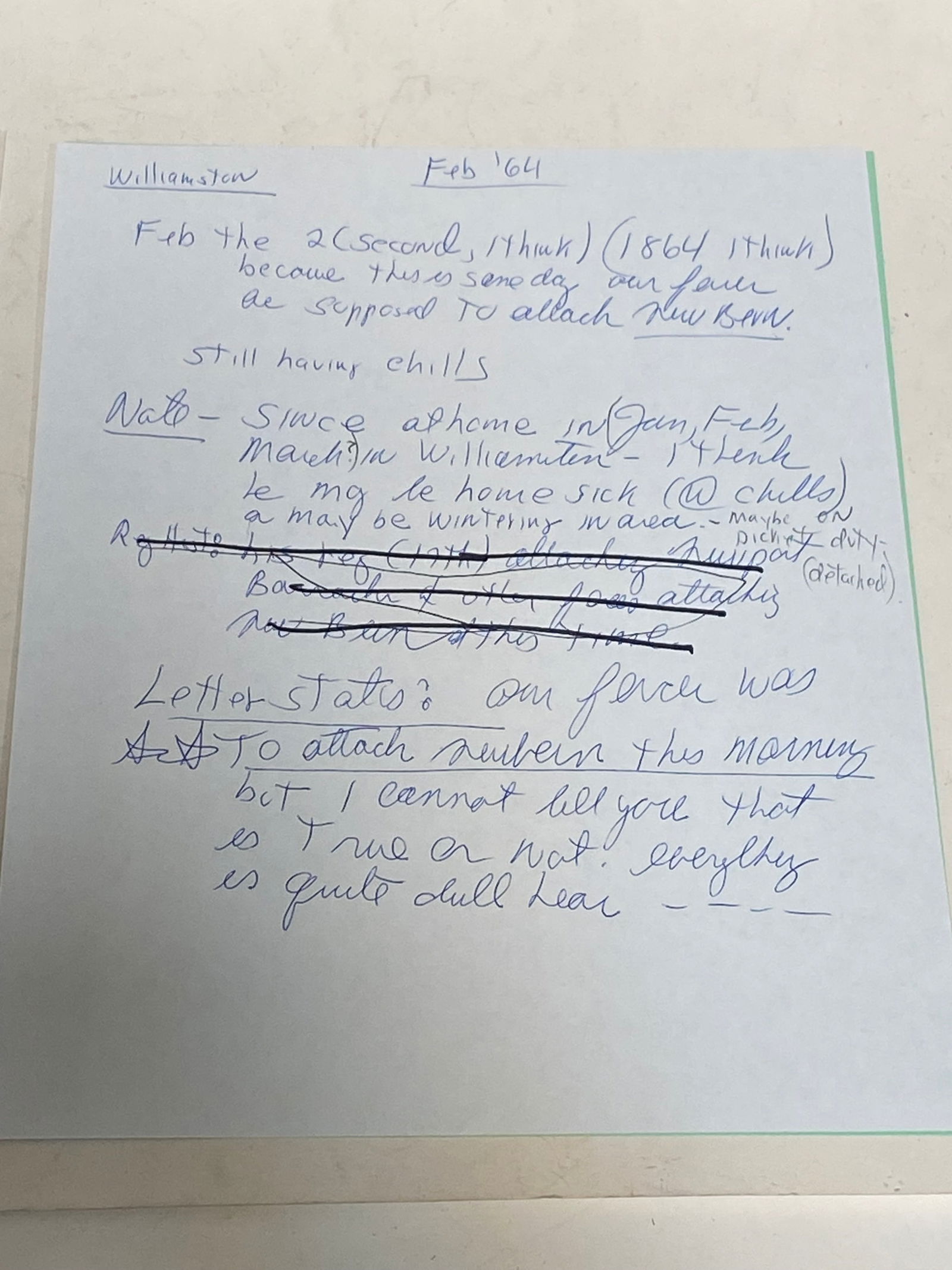 Approximately 30+ Civil War Letters Belonging to the Keel Family - 13