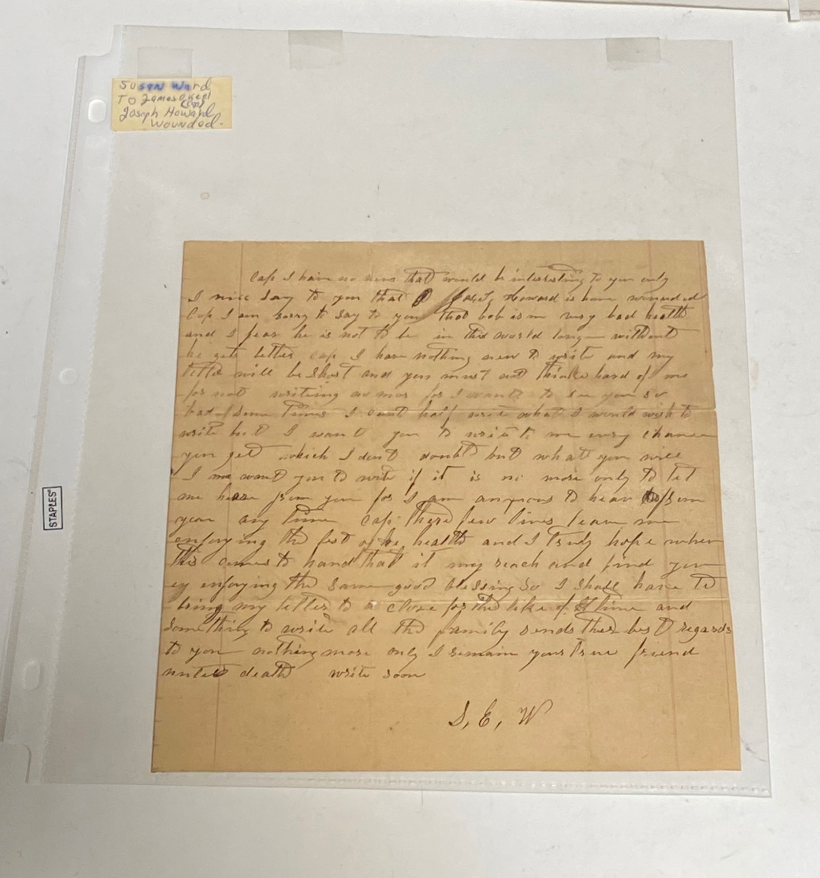 Approximately 30+ Civil War Letters Belonging to the Keel Family - 20