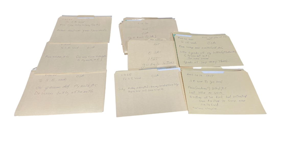 Approximately 30+ Civil War Letters Belonging to the Keel Family - 4