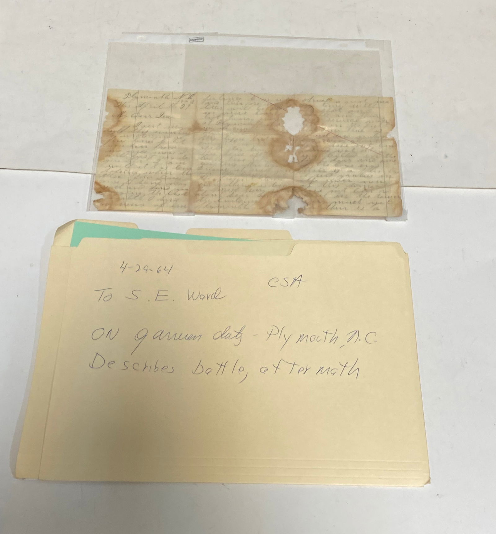 Approximately 30+ Civil War Letters Belonging to the Keel Family - 9