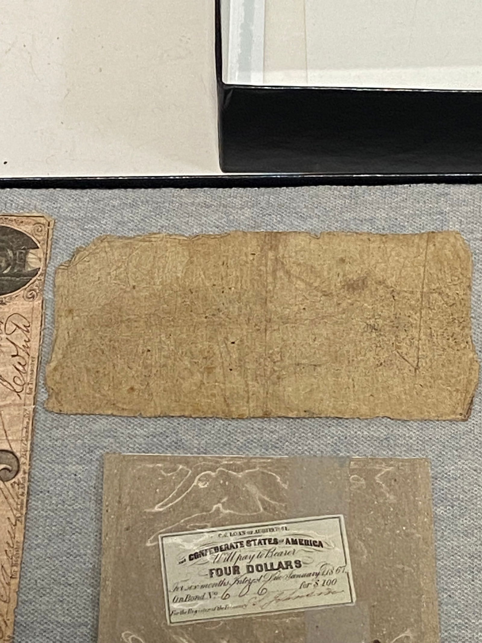 Civil War Era Currency in Riker and Frame - 12