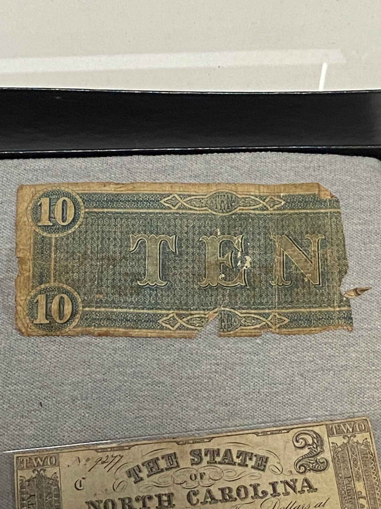 Civil War Era Currency in Riker and Frame - 16