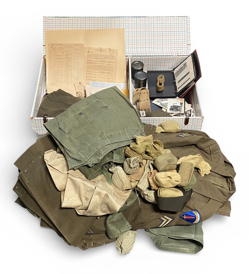 Korean War Footlocker Belonging to William H Lashley JR - 2