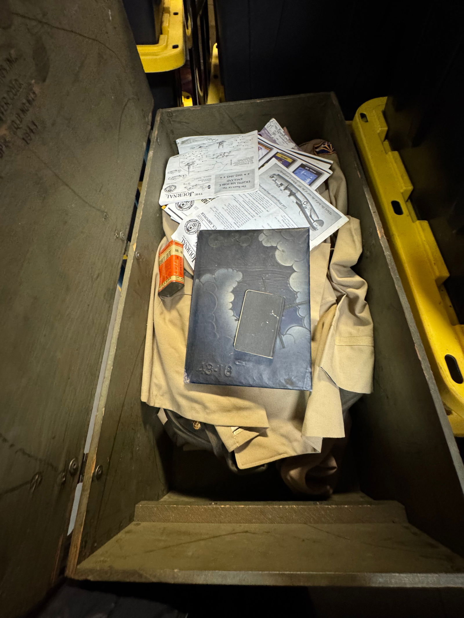 WWII Footlocker Belonging to Albert T. Willis Jr. Mars Task Force - 2