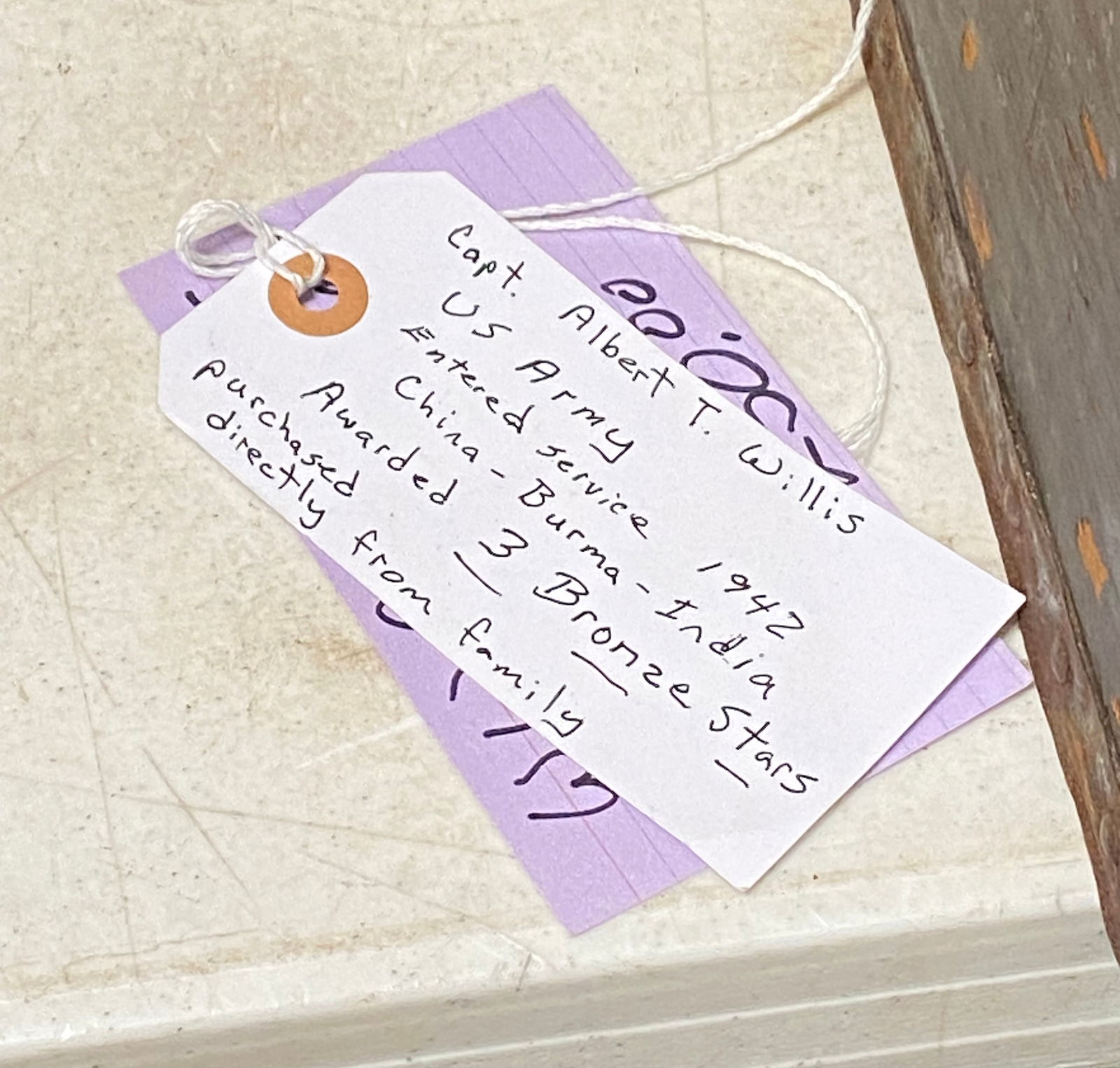 WWII Footlocker Belonging to Lt. Raymond Sumrell - 3