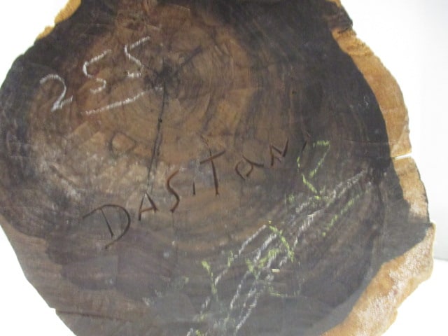 African Handcarved Wood Sculpture - Signed - 9