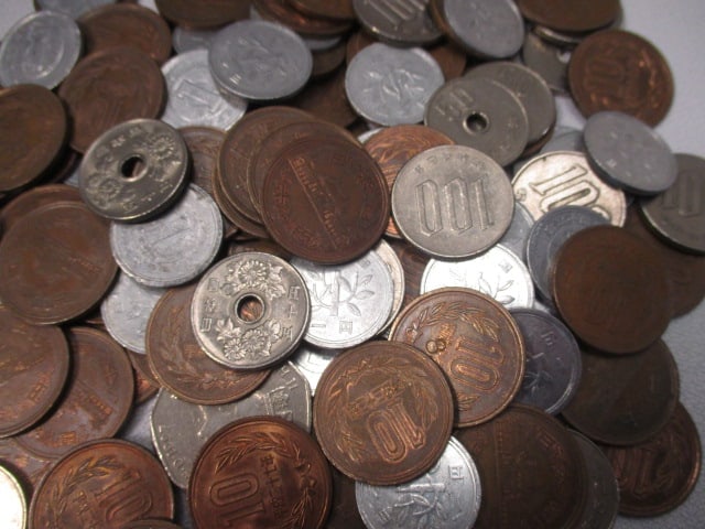 Lot of Foreign Coins and Bills - 5