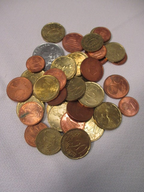 Lot of Foreign Coins and Bills - 7